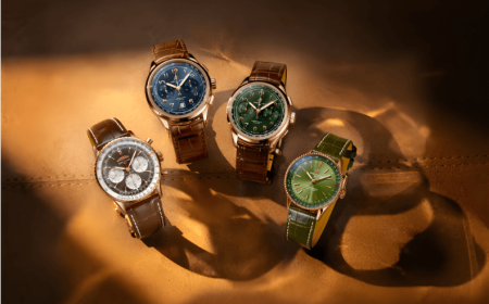 Season's greetings in gold: Breitling's limited holiday capsule