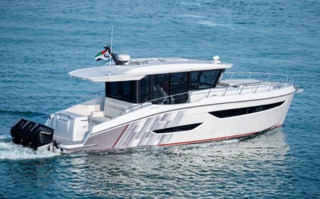 Oryx 37LX Cross Cabin Cruiser premiers at Abu Dhabi International Boat Show 2025