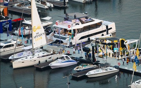Boats yachts catamarans and more arrive at ADNEC Marina
