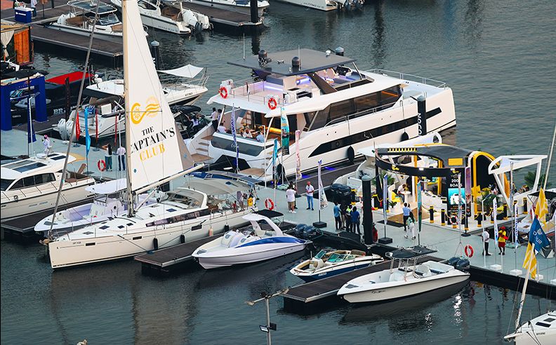 Boats yachts catamarans and more arrive at ADNEC Marina