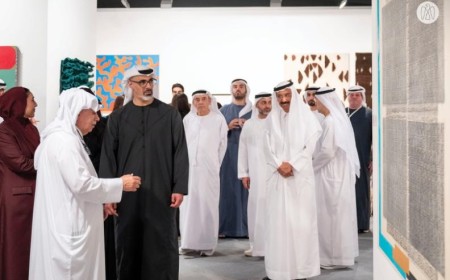 سمو الشيخ خالد بن محمد بن زايد آل نهيان يفتتح فن أبوظبي في دورته ال17‎