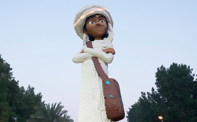 مهرجان منصور يسجل رقمًا قياسيًا عالميًا بمجسّم LEGO®