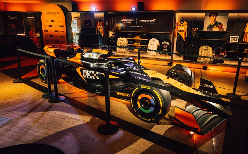 Abercrombie x McLaren: F1 Meets Fashion at Yas Mall