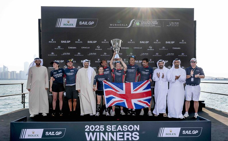 Emirates GBR Crowned 2025 Rolex SailGP Champions in Abu Dhabi