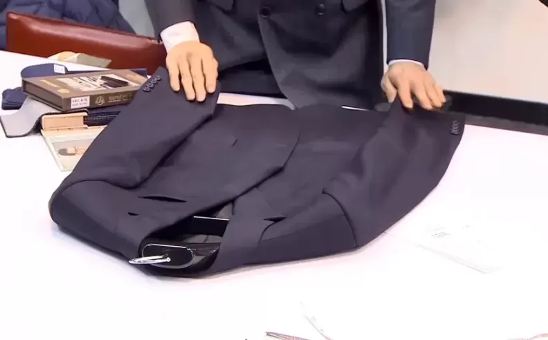 Folding the Jacket and Trousers Properly