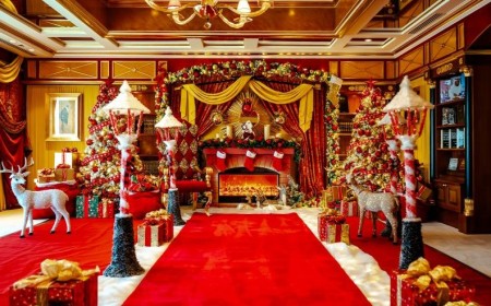 قابلوا سانتا في الجناح الملكي ضمن جولة داخل برج العرب هذا الموسم الاحتفالي