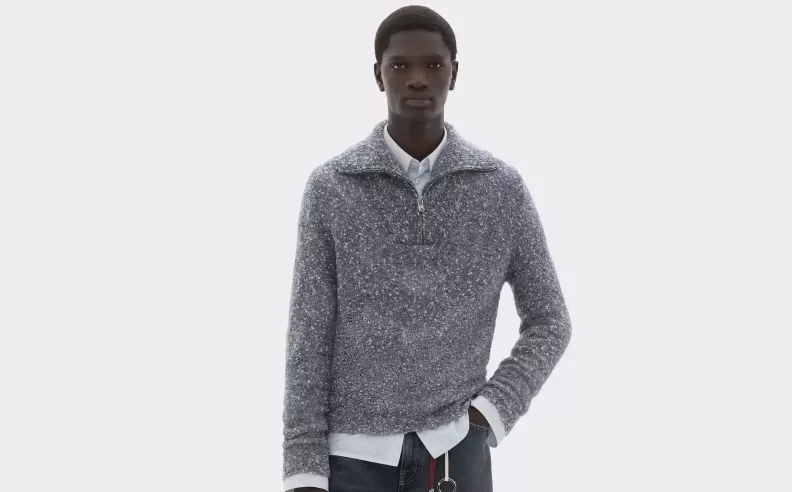 Refined Knitwear with a Statement Edge
