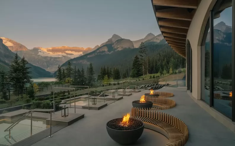 Basin Glacial Waters at Fairmont Chateau Lake Louise