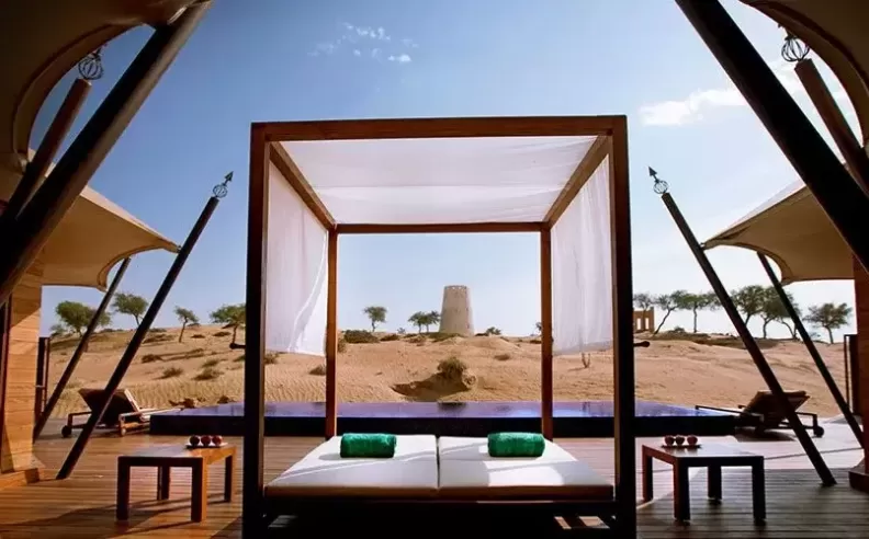 رومانسية الصحراء في Banyan Tree Al Wadi