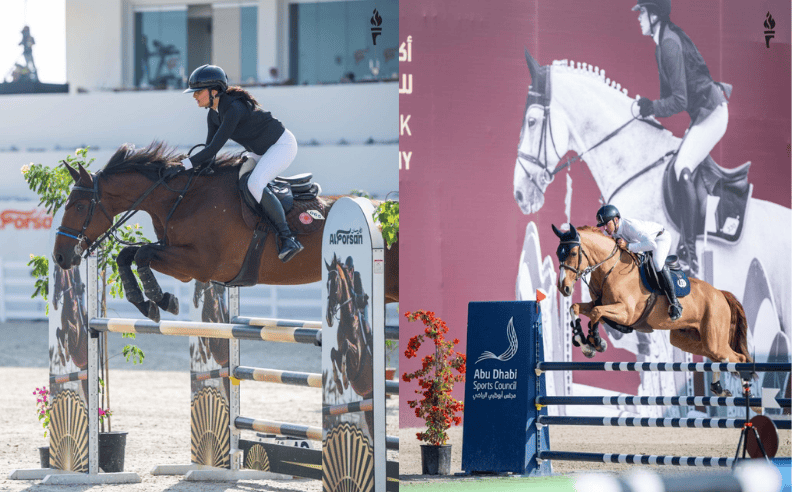 أبطال اليوم الأول لكأس فاطمة بنت مبارك