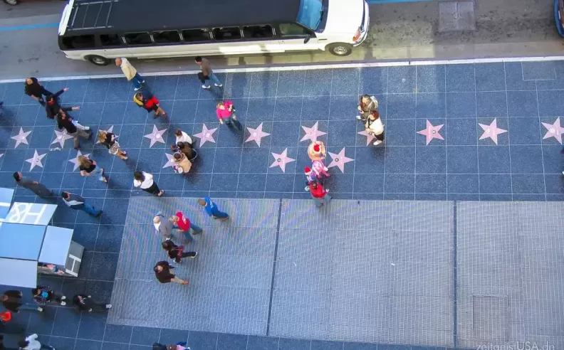 Walking with legends on the Hollywood Walk of Fame