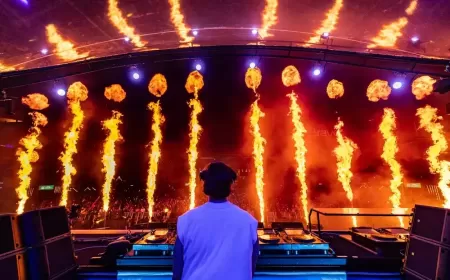 Argy Ignites Dubai Harbour With a Hypnotic NEWORLD Audiovisual Night