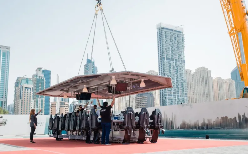 تجربة طعام فوق السحاب